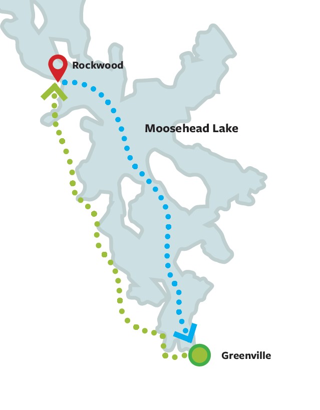 Map Image of Moosehead Lake